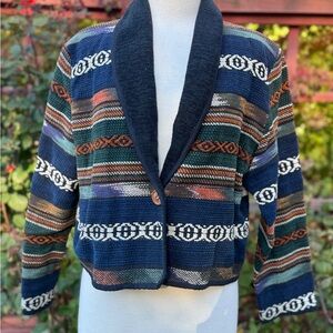 Southwestern Cropped Jacket